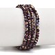Electroplate Glass Beads Stradns(EGLA-H114-02B-04)-1