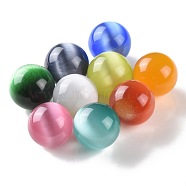 Cat Eye Beads, No Hole Beads, Round, Mixed Color, 22.4mm(G-H231-04)
