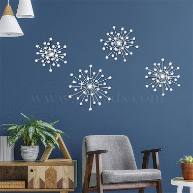 4Pcs Iron & Acrylic Wall Decorations(AJEW-WH0871-55P)-4