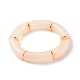 Acrylic Tube Beaded Stretch Bracelets(BJEW-JB07774-05)-1