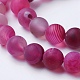 Natural Grade A Striped Agate/Banded Agate Beads Strands(G-E478-8mm)-4