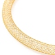Brass Mesh Chain Bracelets for Women(DIY-B066-02G)-4