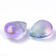 Perles de verre peintes par pulvérisation transparentes deux tons(X-GLAA-T017-01-B02)-3