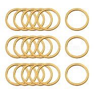 304 Stainless Steel Linking Ring, Ring, Golden, 12x0.8~1mm(X-STAS-S079-14B)
