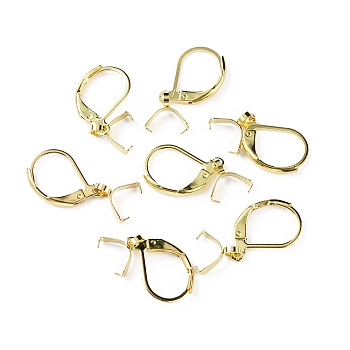 304 Stainless Steel Leverback Earring Findings with Pendant Bails, Golden, 23.5x12x2.5mm, Pin: 0.8mm and 0.6mm