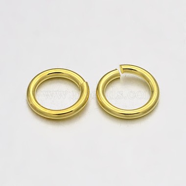 Brass Open Jump Rings(KK-E647-17G-3mm)-2