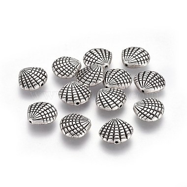 14mm Shell Alloy Beads