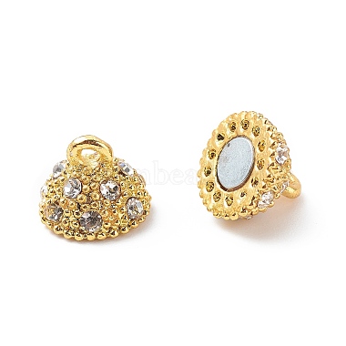 Alloy Rhinestone Magnetic Clasps with Loops(RB-H116-2-M)-4