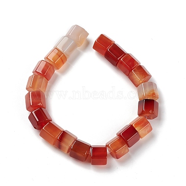 Natural Red Agate Beads Strands(G-C026-B03)-3