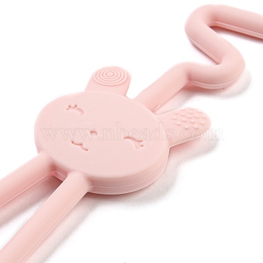 2 in 1 Silicone Baby Pacifier Holder Chains(AJEW-G050-02C)-3