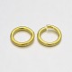 Brass Open Jump Rings(KK-E647-17G-3mm)-2