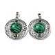 Synthetic Malachite Pendants(G-Q158-03M)-1