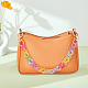 WADORN 2Pcs 2 Style Rainbow Color Transparent Acrylic Curb Chain Bag Handles(AJEW-WR0001-66)-5