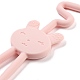 2 in 1 Silicone Baby Pacifier Holder Chains(AJEW-G050-02C)-3