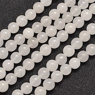 Natural Malaysia Jade Bead Strands, Round, 8mm, Hole: 1.0mm, about 48pcs/strand, 15 inch(X-G-A146-8mm-A29)