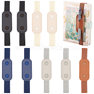 10Pcs 5 Colors Elastic Band Pen Holders, PU Leather Notebook Pen Holders, Elastic Bookmarks, Mixed Color, Inner Diameter: 105mm, 20mm, 2pcs/color(AJEW-FG0002-17)