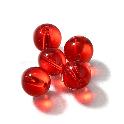 K9 Glass, Imitation Austrian Crystal Beads, Round, FireBrick, 5.5x6mm, Hole: 1.2mm(GLAA-R004-03K)