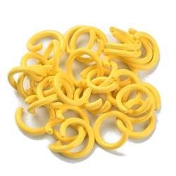 Zinc Alloy Open Jump Rings, Round Ring, Gold, 18 Gauge, 8x1mm, Inner Diameter: 6mm(FIND-WH0150-74A-02)