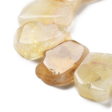 Natural Citrine Beads Strands(G-P528-K07-01)-3