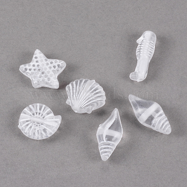 11mm Clear Mixed Shape Acrylic Charms