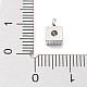 стеллажи латунные микропаве подвески из фианита(KK-P247-11P)-3