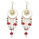 boucles d'oreilles lustre soleil en acier inoxydable doré 304(EJEW-JE05674-02)-1