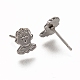 Non-Tarnish Unisex 304 Stainless Steel Stud Earrings(EJEW-L255-001P)-2