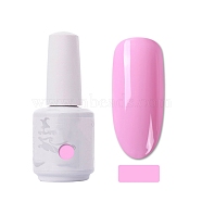 15ml Special Nail Gel, for Nail Art Stamping Print, Varnish Manicure Starter Kit, Pearl Pink, Bottle: 34x80mm(MRMJ-P006-B033)