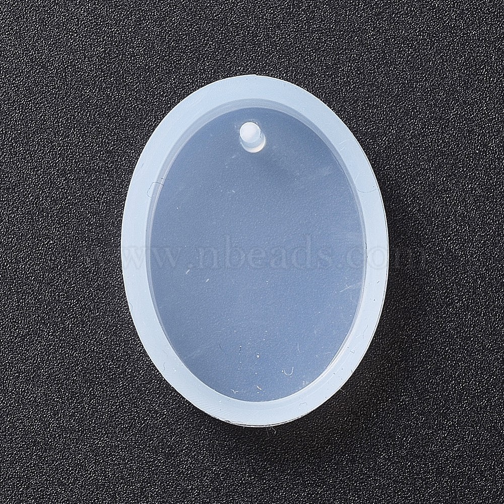 Oval Shaped DIY Silicone Molds For Resin Jewelry Making Crafts Moulds Tools 