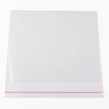 Rectangle OPP Cellophane Bags, Clear, 20x18x0.02cm, Inner Measure: 16.5x18cm