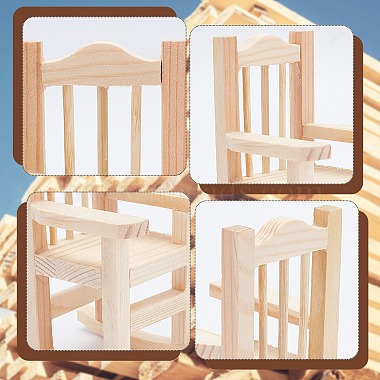 天然松材の家の装飾(DJEW-PH0002-10)-4