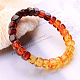 Cube Natural Amber Stretch Bracelets for Women(FIND-PW0021-01A)-1