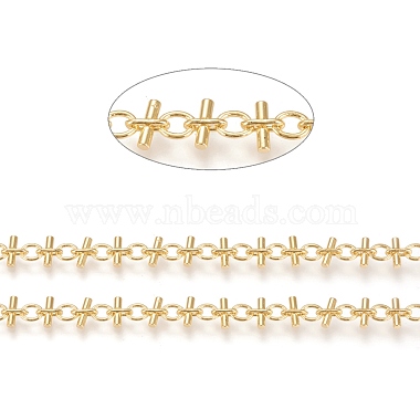 Brass Handmade Link Chains(CHC-M019-07G)-2