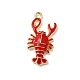 Alloy Enamel Pendants(FIND-H055-15G-07)-1