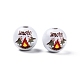 Camping Theme Printed Wooden Beads(WOOD-D006-11)-2