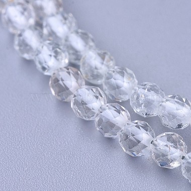 Natural White Topaz Beaded Necklaces(NJEW-K114-B-A09)-2