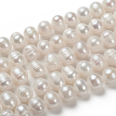 Brins de perles de culture d'eau douce naturelles(X-PEAR-N013-07C)-4