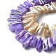 Dyed Natural Trochus Shell Beads Strands(SSHEL-C013-09)-3
