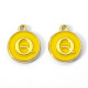 Golden Plated Alloy Enamel Charms(X-ENAM-S118-09Q)-2