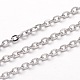 Tarnish Resistant 304 Stainless Steel Cable Chains(CHS-K004-05P-0.4mm)-1