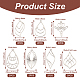 Jewelry 14Pcs 7 Style Stainless Steel Pendants(STAS-PJ0001-46)-3