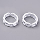 Spray Painted Alloy Cuff Rings(X-RJEW-T011-29G-RS)-2