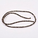 Natural Pyrite Beads Strands(G-L031-3mm-03)-1