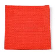 Square Shape Markers Carpet Markers, Sitting Spots Nylon Hook and Loop, Red, 100x100x2mm(DIY-WH0114-91E)