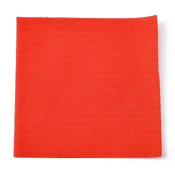 Square Shape Markers Carpet Markers, Sitting Spots Nylon Hook and Loop, Red, 100x100x2mm