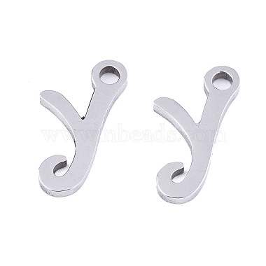 Stainless Steel Color Alphabet Stainless Steel Charms