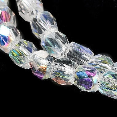 Perles en verre plaquent brin(X-EGLA-J041-4mm-AB01)-2