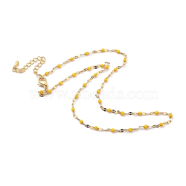 Yellow 304 Stainless Steel Necklaces