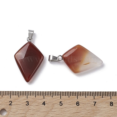 Natural Red Agate Pendants(G-C110-03D-P)-3