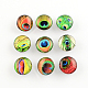 Brass Glass Cabochons Buttons(GLAA-S052-02M)-1